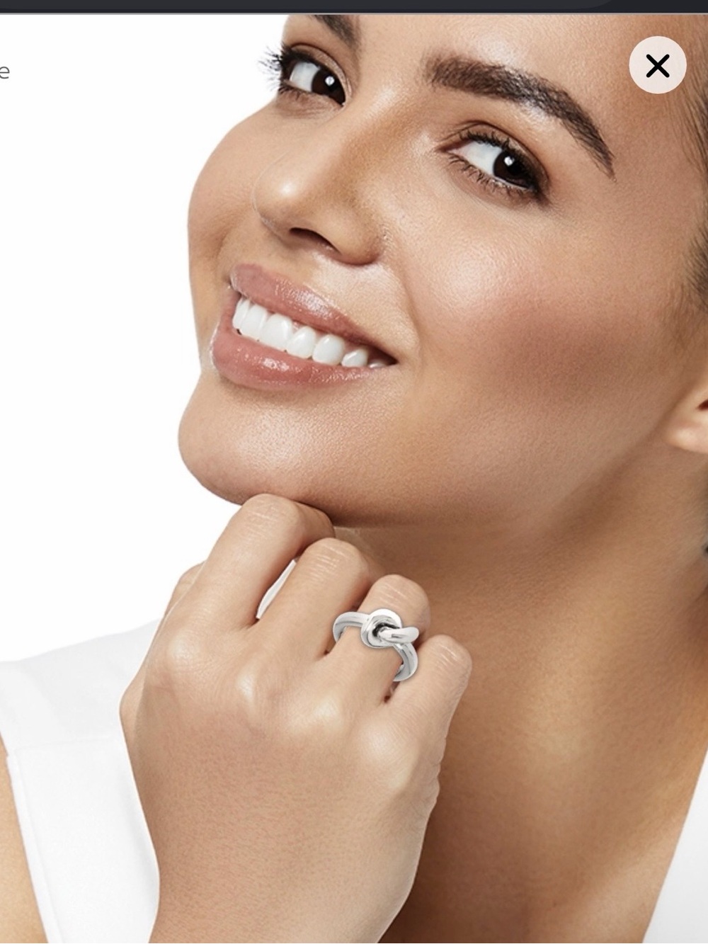 Brighton Silver Knot Fashion Ring